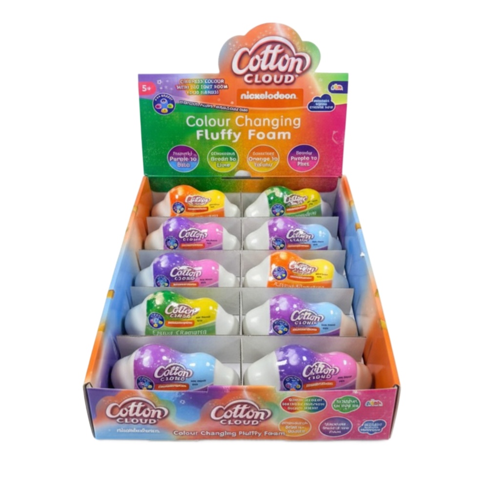 ADDO Nickelodeon Cotton Cloud Fluffy Foam - Multicolor