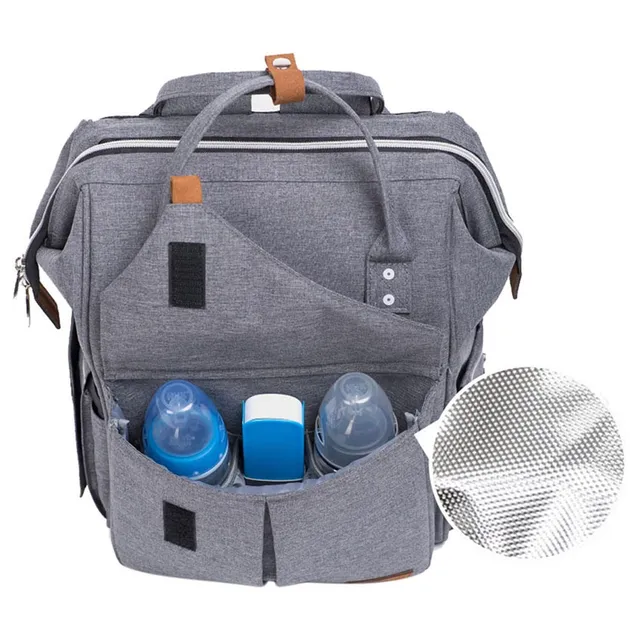 Alameda - Diaper Backpack - Large - Grey