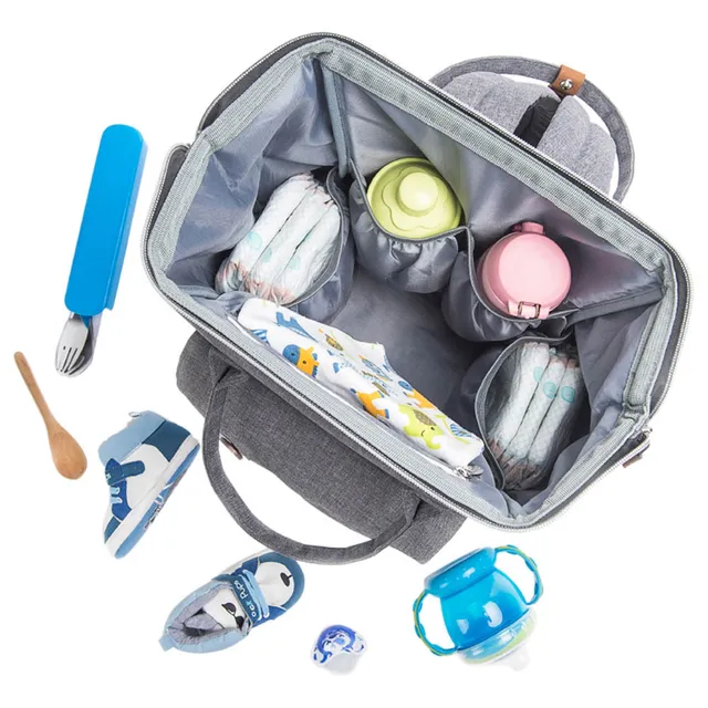 Alameda – Diaper Backpack – Large – Grey