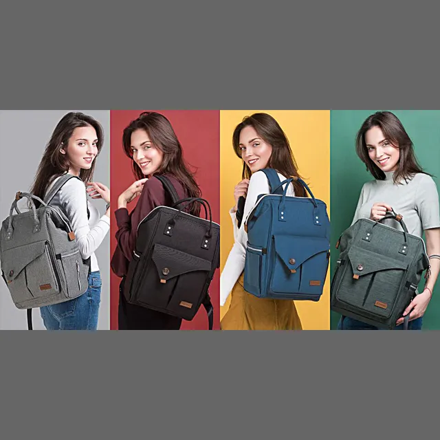 Alameda – Diaper Backpack – Large – Grey