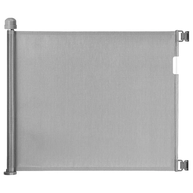 Baby Safe - Retractable Mesh Gate - Grey
