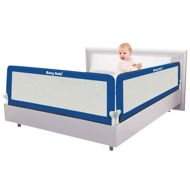 Baby Safe Safety Bed Rail 120X42 cm - Blue