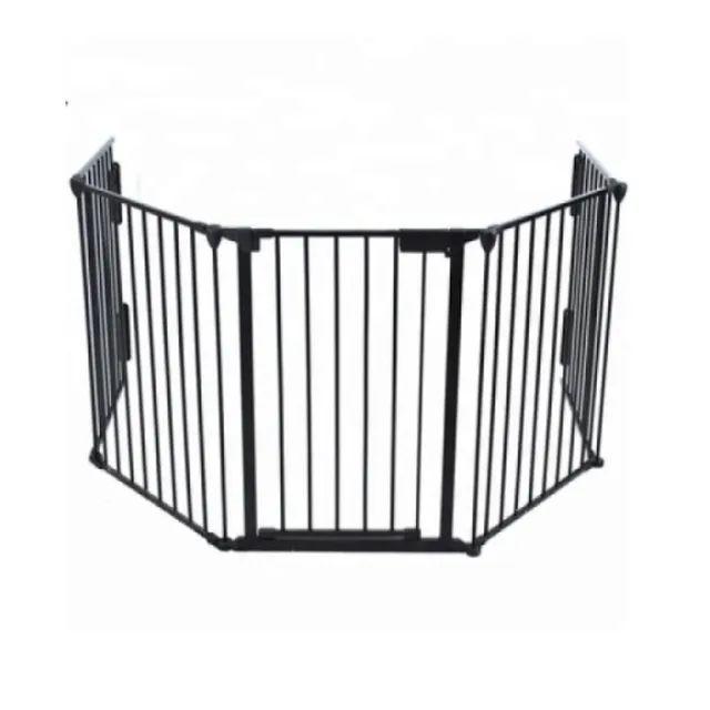 Baby Safe Convertible Playpen With Mat - Grey