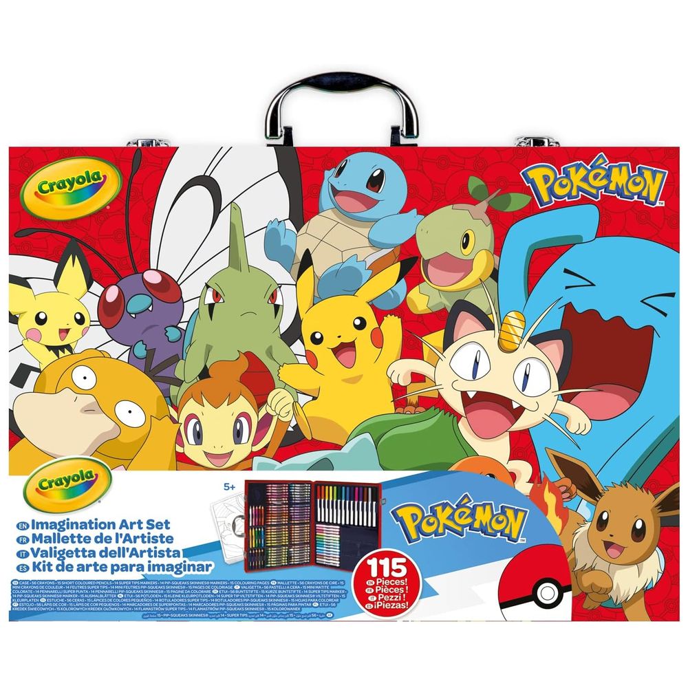 Crayola – Pokemon Creative Art Set Case