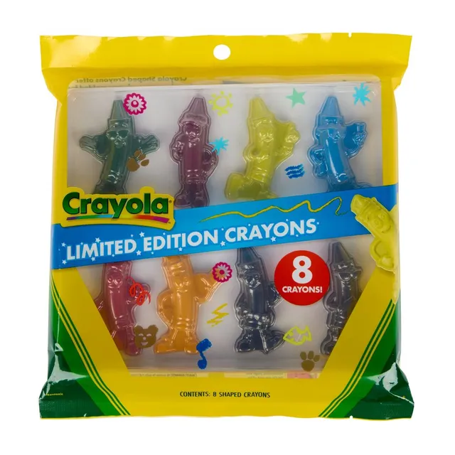 Crayola - Tip Character Shaped Crayons, 8 Ct, 3+