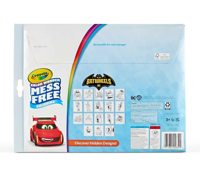 Crayola - Color Wonder Batwheels Activity Set