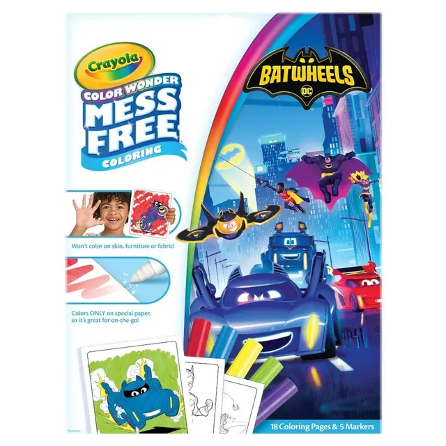 Crayola - Color Wonder Batwheels Activity Set