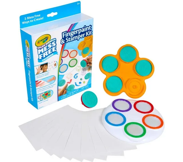 Crayola - Color Wonder Mess Free Fingerpaint & Stamper Kit