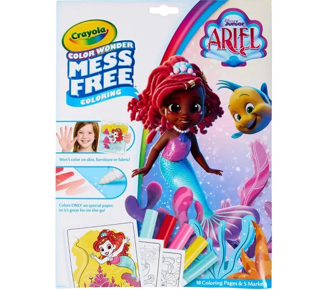 Crayola - Color Wonder Ariel Mess-Free Coloring Set , Ages 3+
