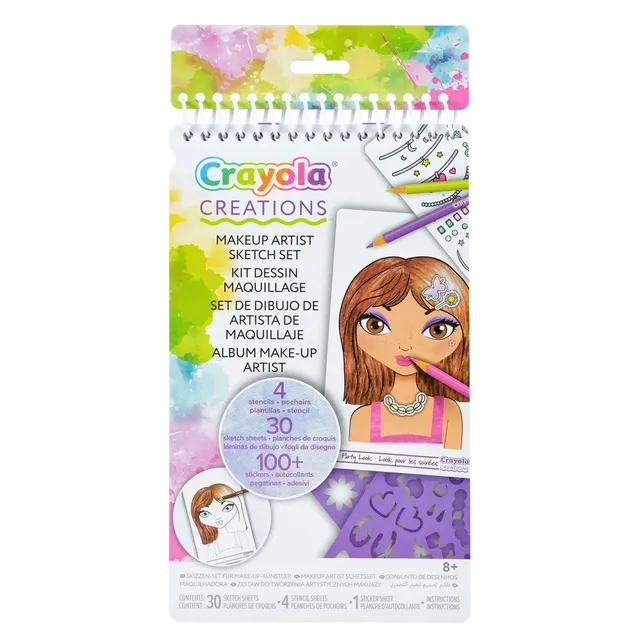 Crayola Creations Compact Make-Up Artist Sketch Set