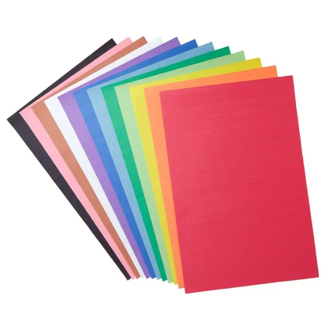 Crayola - Giant Construction Paper with Stencils, 48 Count