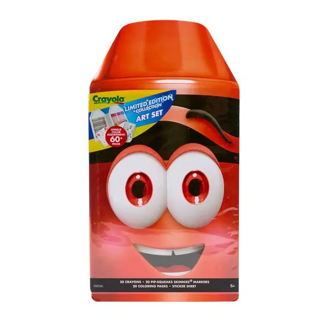 Crayola -  Red Limited Edition Art Case – Collectible Set with Retired & Classic Crayons
