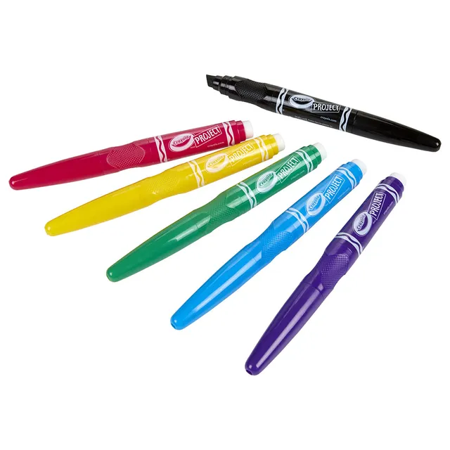 Crayola - Project 6 ct. Erasable Poster Markers
