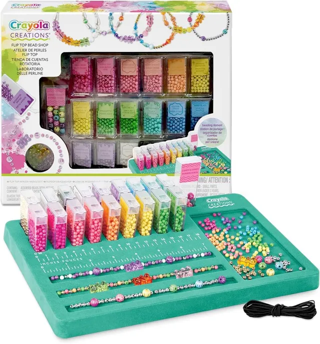 Crayola - Creations Bead Laboratory Set – 2500-Piece Jewelry Making Kit for Girls