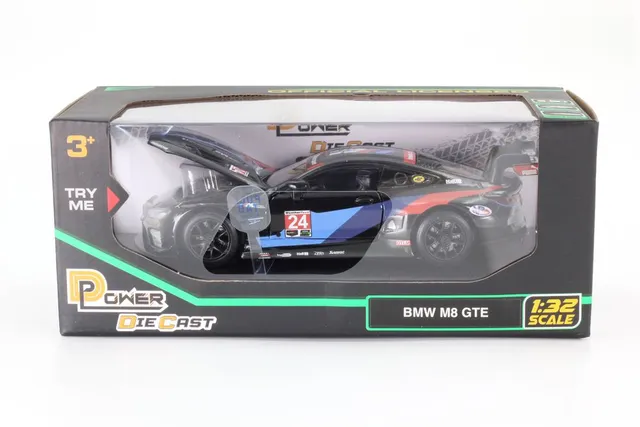 D-Power – 1:32 Die-Cast BMW M8 GTE Daytona 24H 2020 #24 Race Car with Lights & Sound