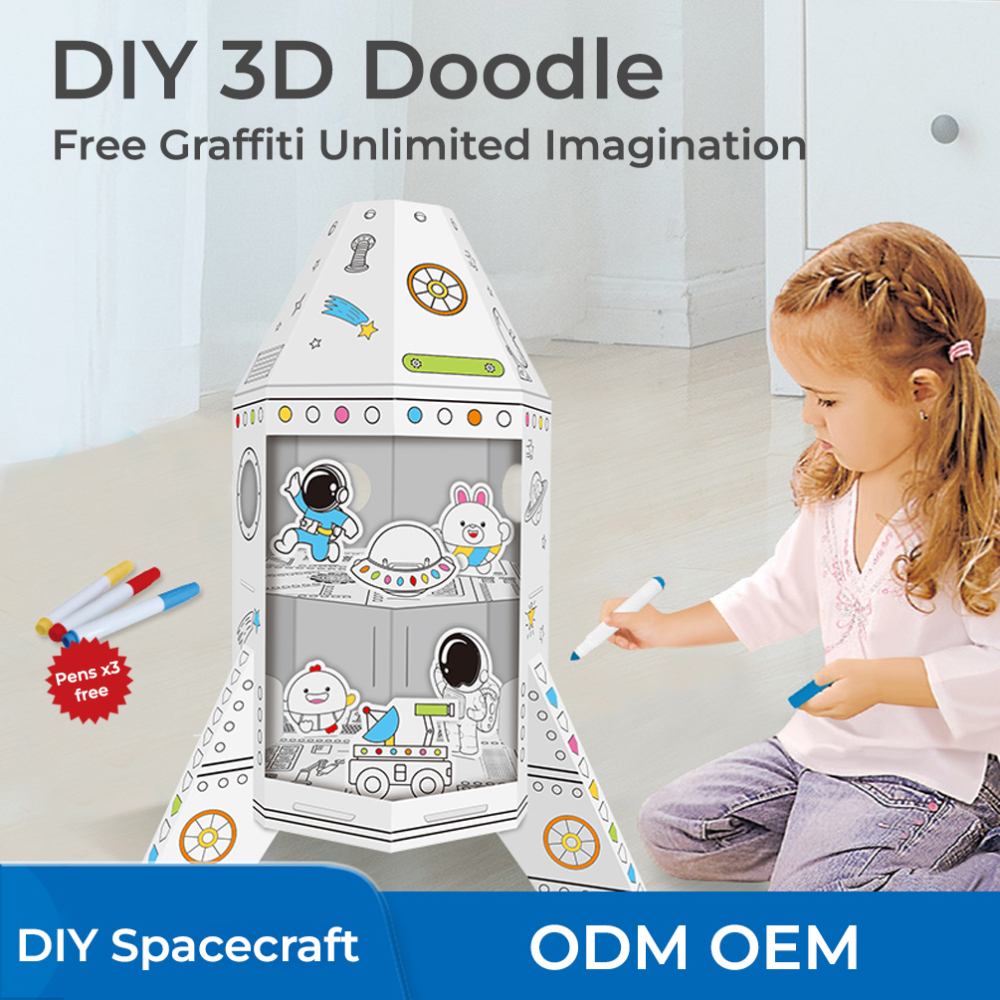 Eazy Kids – DIY Creative Spacecraft – 3 Color Pens