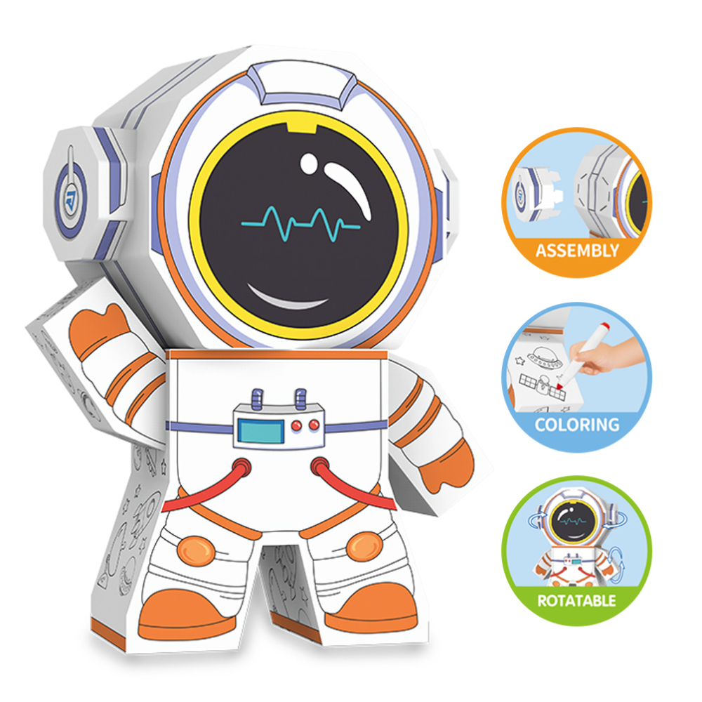 Eazy Kids – DIY Creative Spaceman – 3 Color Pens