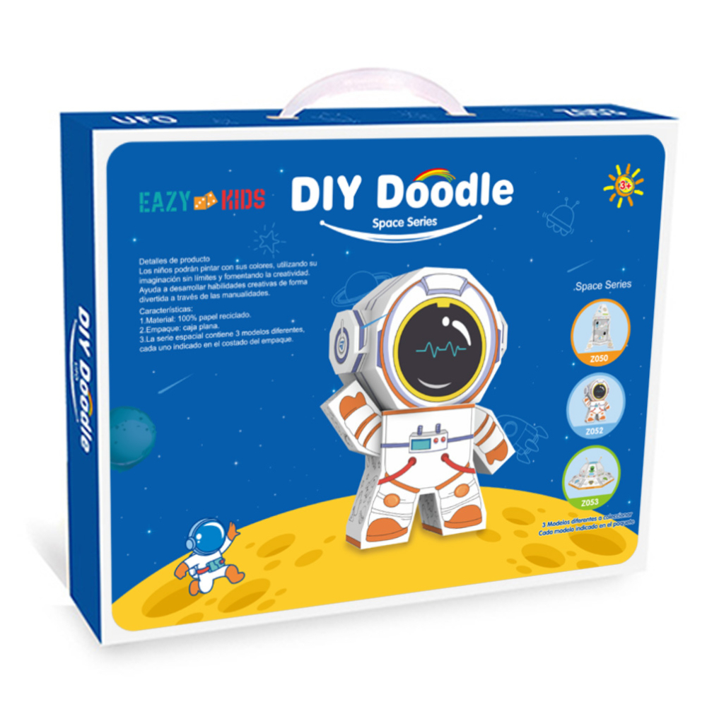 Eazy Kids – DIY Creative Spaceman – 3 Color Pens