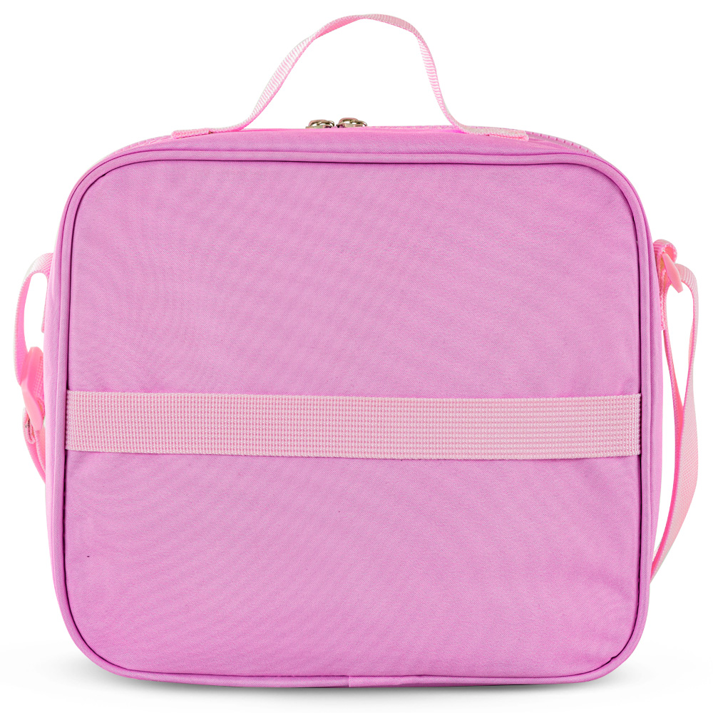 Eazy Kids – 17-Inch Backpack W/ Lunch Bag & Pencil Case – Set of 4 – Sugar Pop Pink