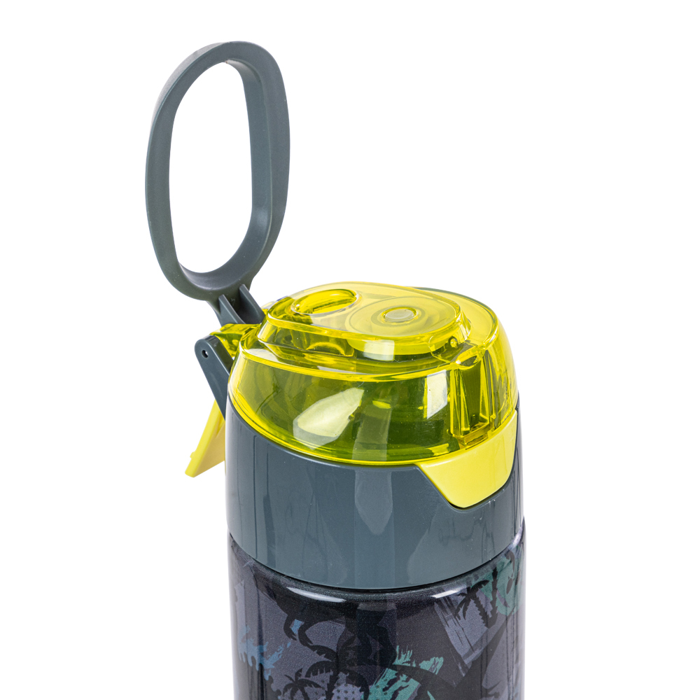 Eazy Kids – Insulated Stainless Steel Water Bottle w/ Spray -T-Rex, 640ml Green