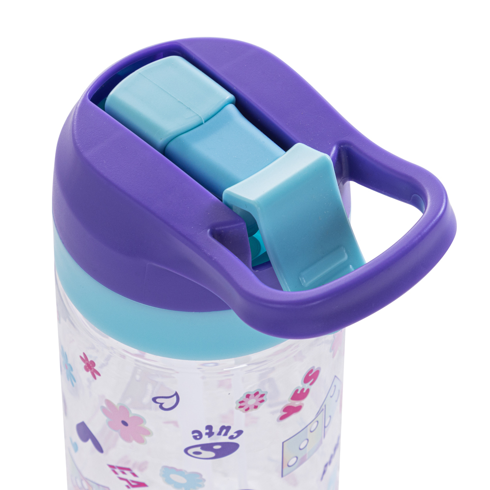 Eazy Kids – Tritan Water Bottle W/Spray 500ml – Purple