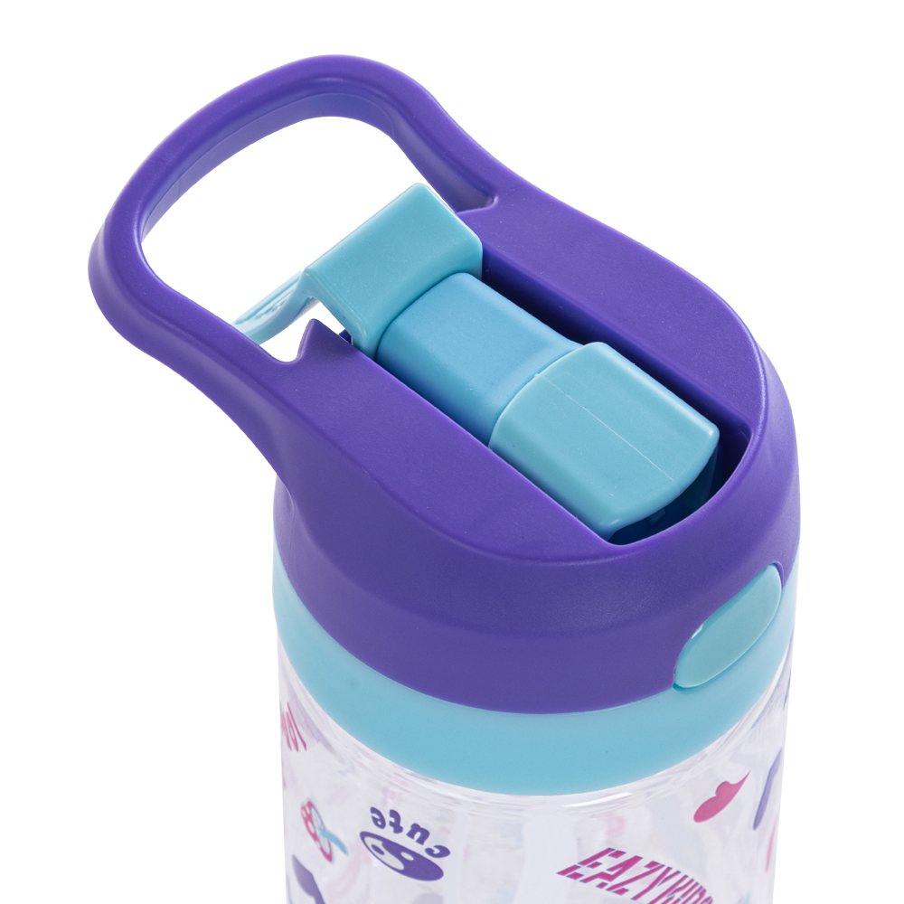 Eazy Kids – Tritan Water Bottle W/Spray 500ml – Purple