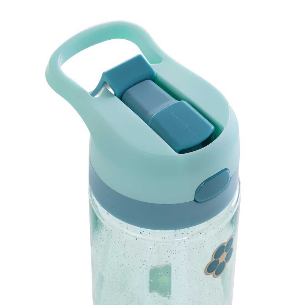 Eazy Kids – Flora Tritan Water Bottle W/Spray 750ml – Gitter Green