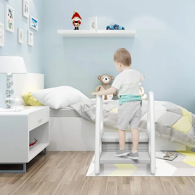 Eazy Kids – 2 Step Stool – Grey