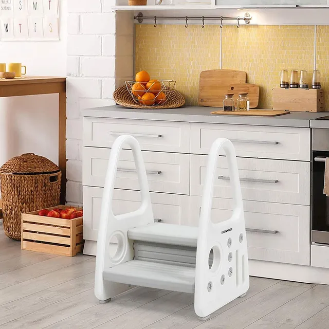 Eazy Kids – 2 Step Stool – Grey