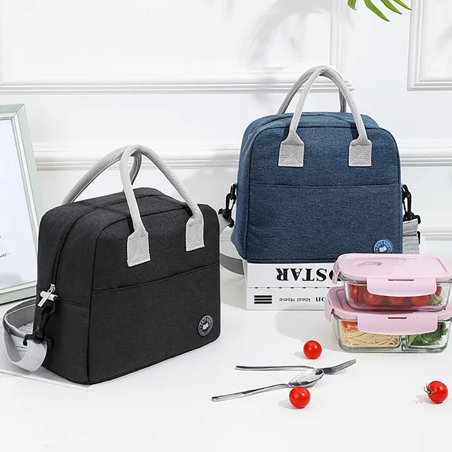 Eazy Kids – Lunch Box with Lunch Bag and Sandwich Cutter Set – TREX Blue