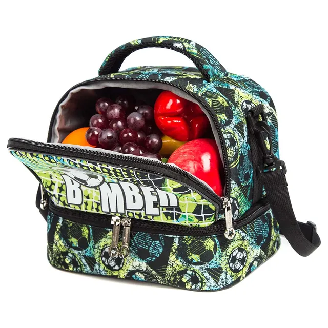 Eazy kids – Bottle / Lunch Bag – Football Green