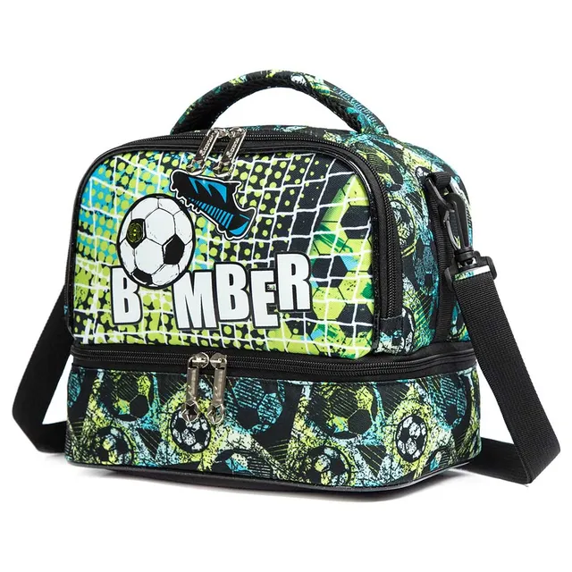 Eazy kids – Bottle / Lunch Bag – Football Green