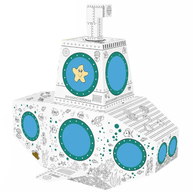 Eazy Kids – Diy Doodle Coloring Submarine With Music & Light