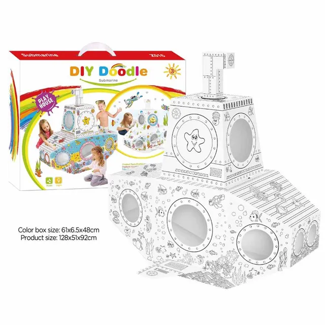 Eazy Kids – Diy Doodle Coloring Submarine With Music & Light