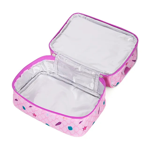 Eazy Kids – Dual Compartment Lunch Bag Mermaid – Purple