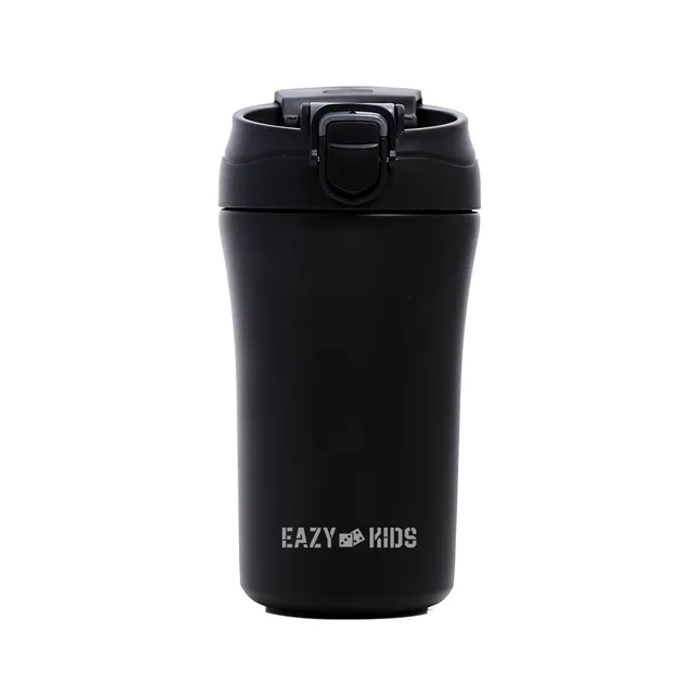 Eazy kids - Insulated Tumbler Water Bottle - Black, 400ml