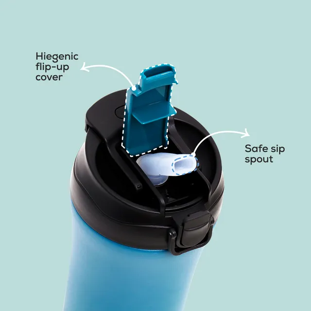 Eazy kids - Insulated Tumbler Water Bottle - Blue, 400ml