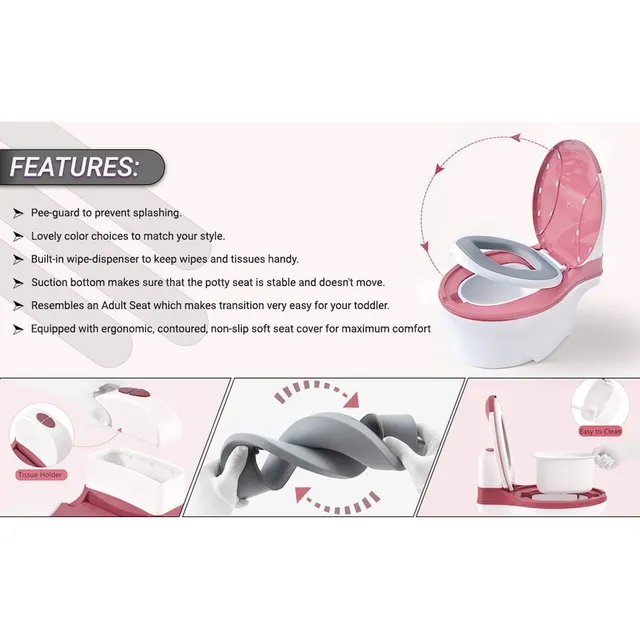 Eazy Kids - Potty Training Seat Pink