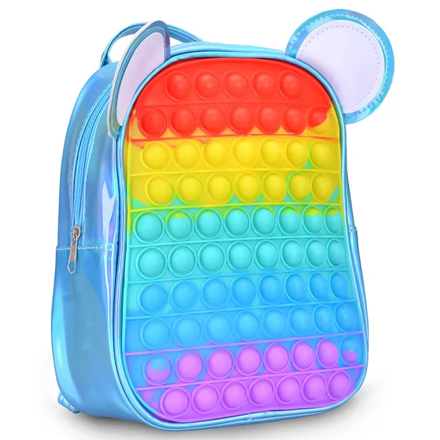 Eazy Kids - Rat Pop-It Ears Bag-Blue