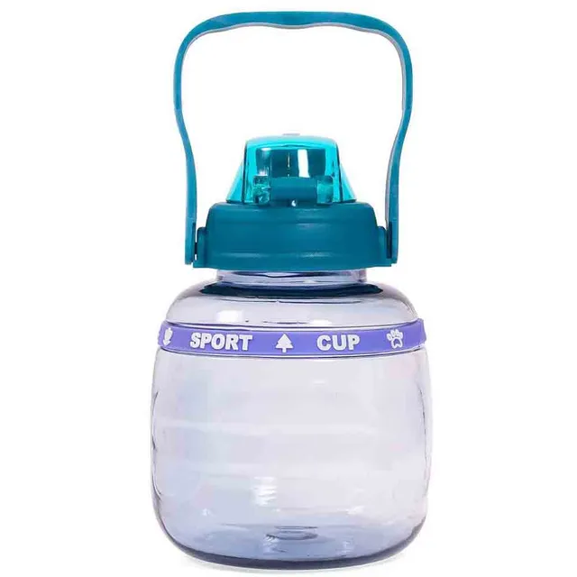 Eazy Kids - Water Bottle with Handle 800ml - Blue
