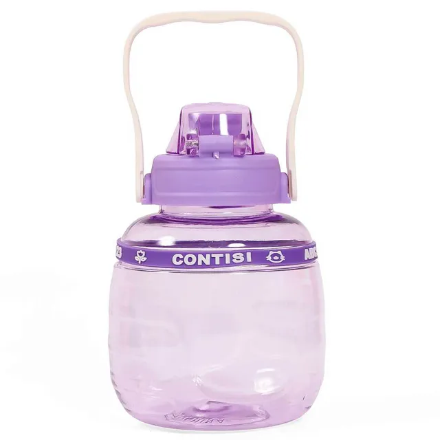 Eazy Kids - Water Bottle with Handle 800ml - Purple