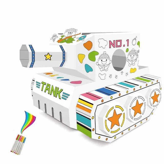 Eazy Kids - DIY Doodle Coloring Wearable Tank