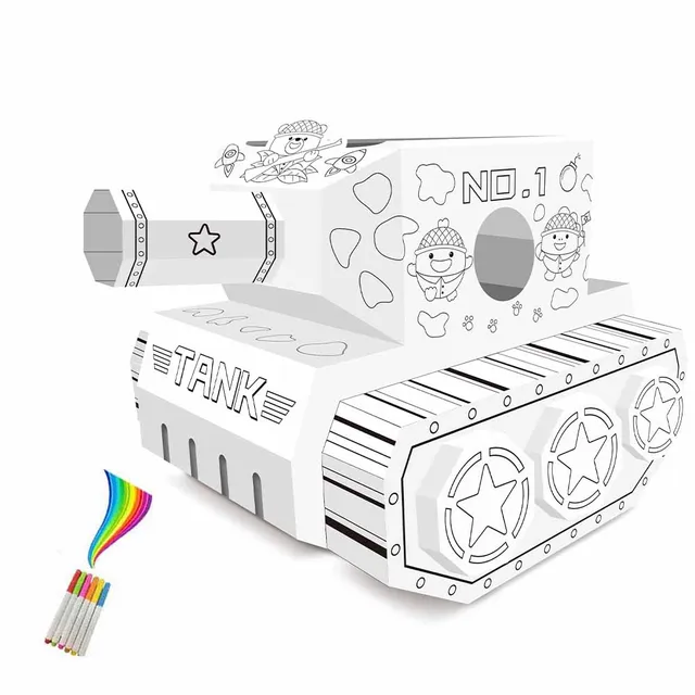 Eazy Kids - DIY Doodle Coloring Wearable Tank