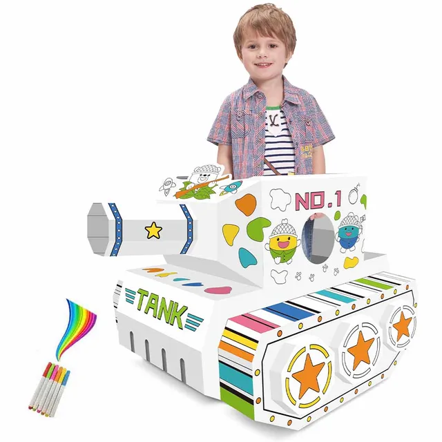 Eazy Kids - DIY Doodle Coloring Wearable Tank