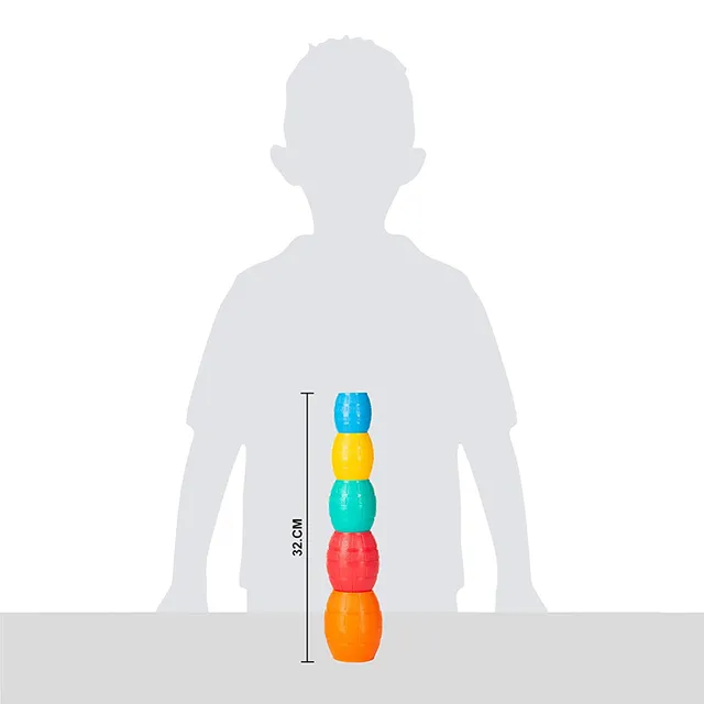Funskool – Stacking Barrels – 5Pcs