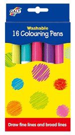 Galt Toys 16 Colouring Pens Washable