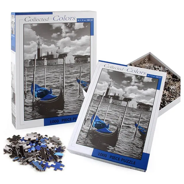 Jigsaw Puzzle - 1000 Pieces Jigsaw Paper Puzzles, Building Model - Venice