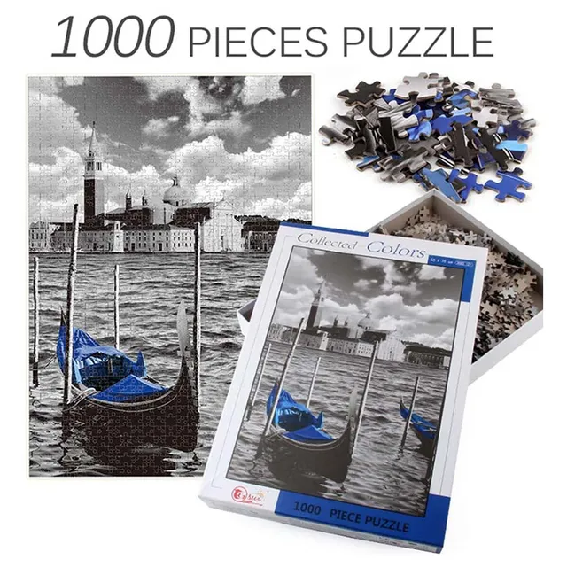 Jigsaw Puzzle – 1000 Pieces Jigsaw Paper Puzzles, Building Model – Venice