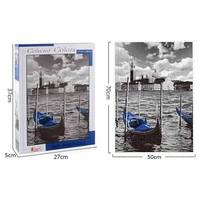 Jigsaw Puzzle – 1000 Pieces Jigsaw Paper Puzzles, Building Model – Venice