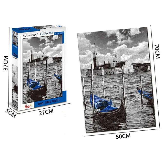 Jigsaw Puzzle – 1000 Pieces Jigsaw Paper Puzzles, Building Model – Venice